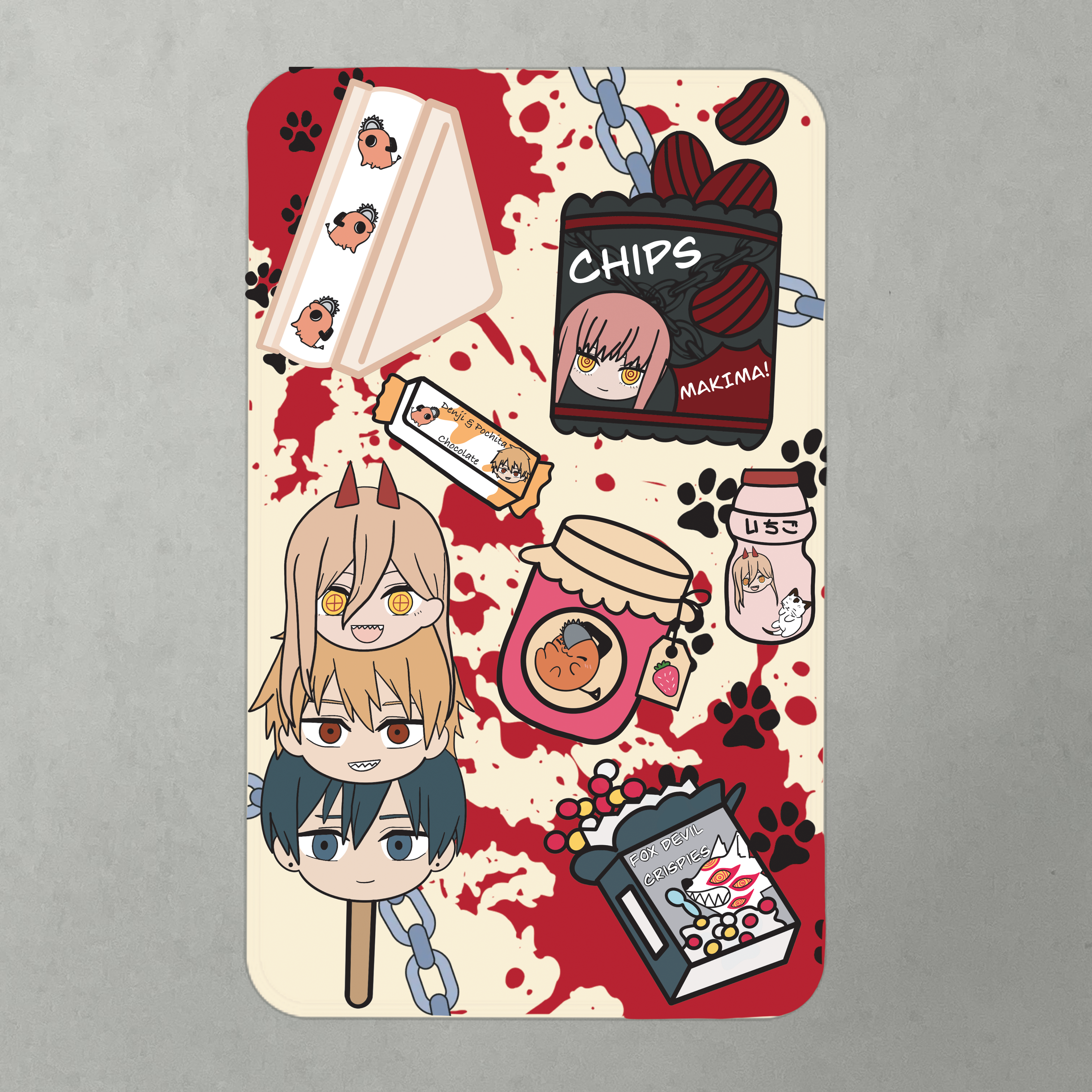 Anime devils - Sticker sheet